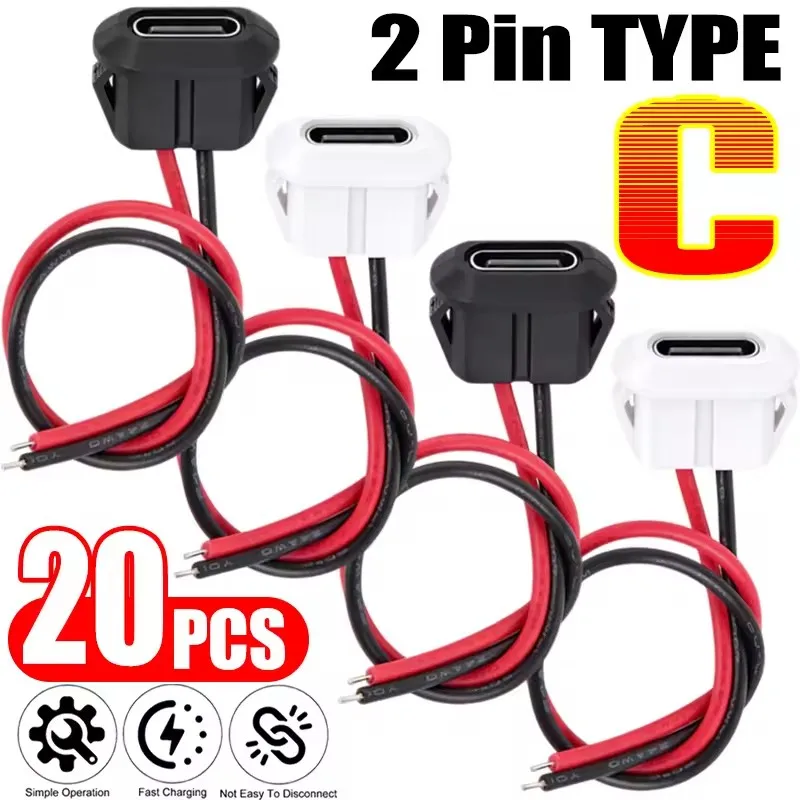 Usb Hub - 2P Type-C Female 2Pin USB Connector