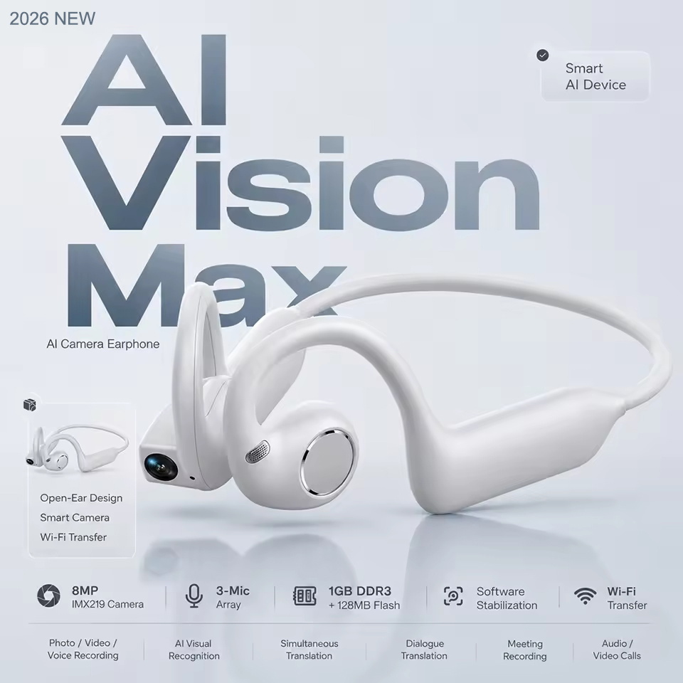 Headphones Wireless - NEW Ear Hook Bone Conduction AI