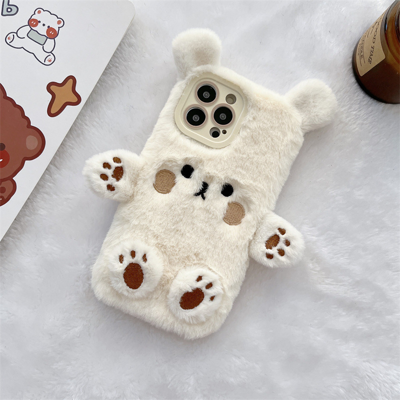 Korean 3D Cartoon Bear Fluffy  - đánh giá và giá Usb Charger