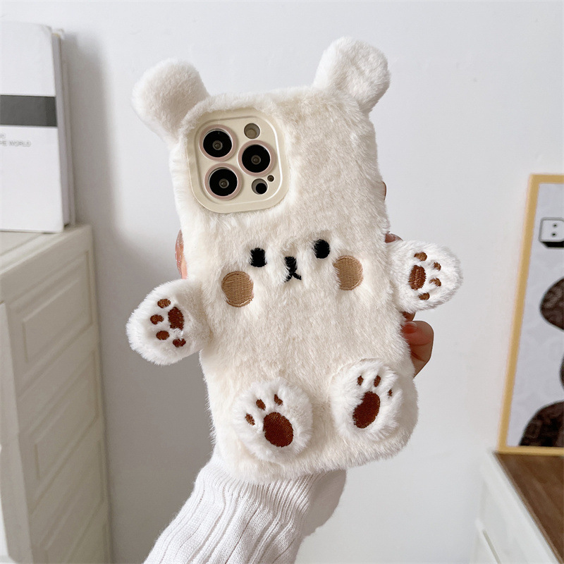 Korean 3D Cartoon Bear Fluffy  - đánh giá và giá Usb Charger