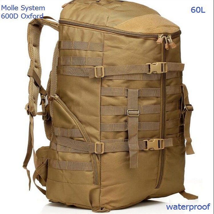 NOVRA 65L  MOLLE Hiking Backpa - đánh giá và giá Phone Holder