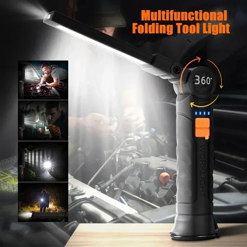 Portable COB LED Flashlight US - đánh giá và giá Power Bank