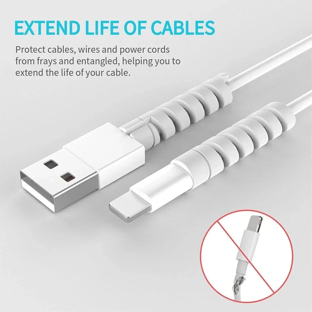 20-1Pcs Cables Protector Flexi - đánh giá và giá Usb Charger