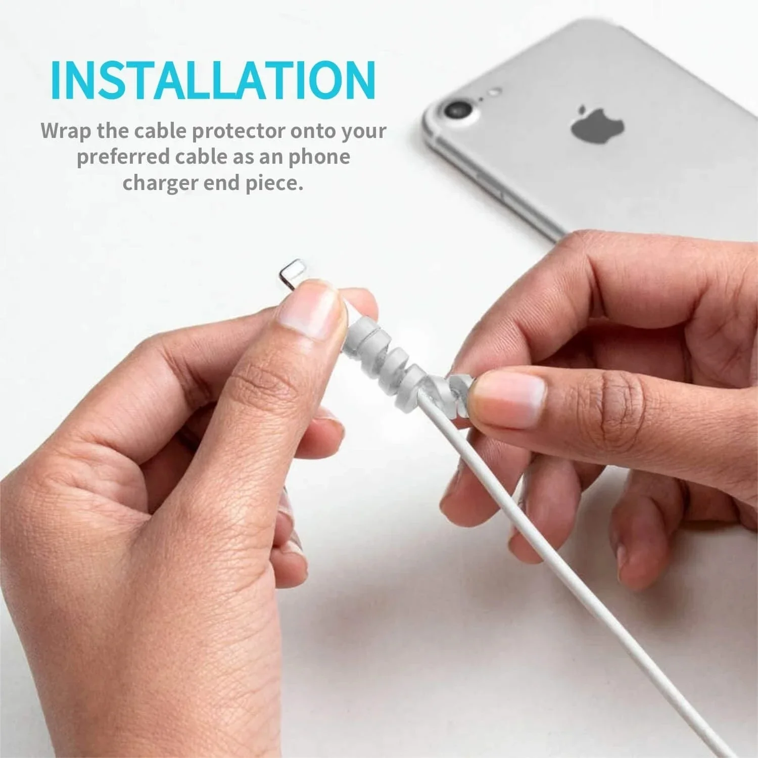 20-1Pcs Cables Protector Flexi - đánh giá và giá Usb Charger