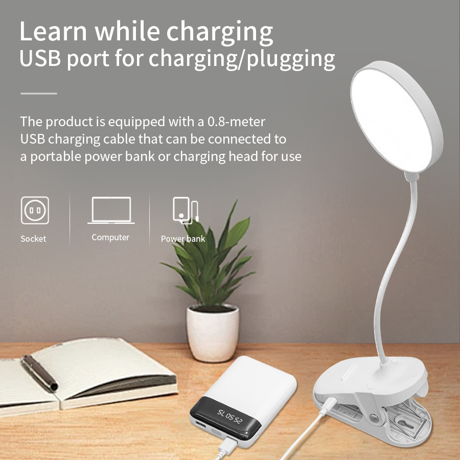 LED Clip Desk Lamp 360° Flexib - đánh giá và giá Phone Holder