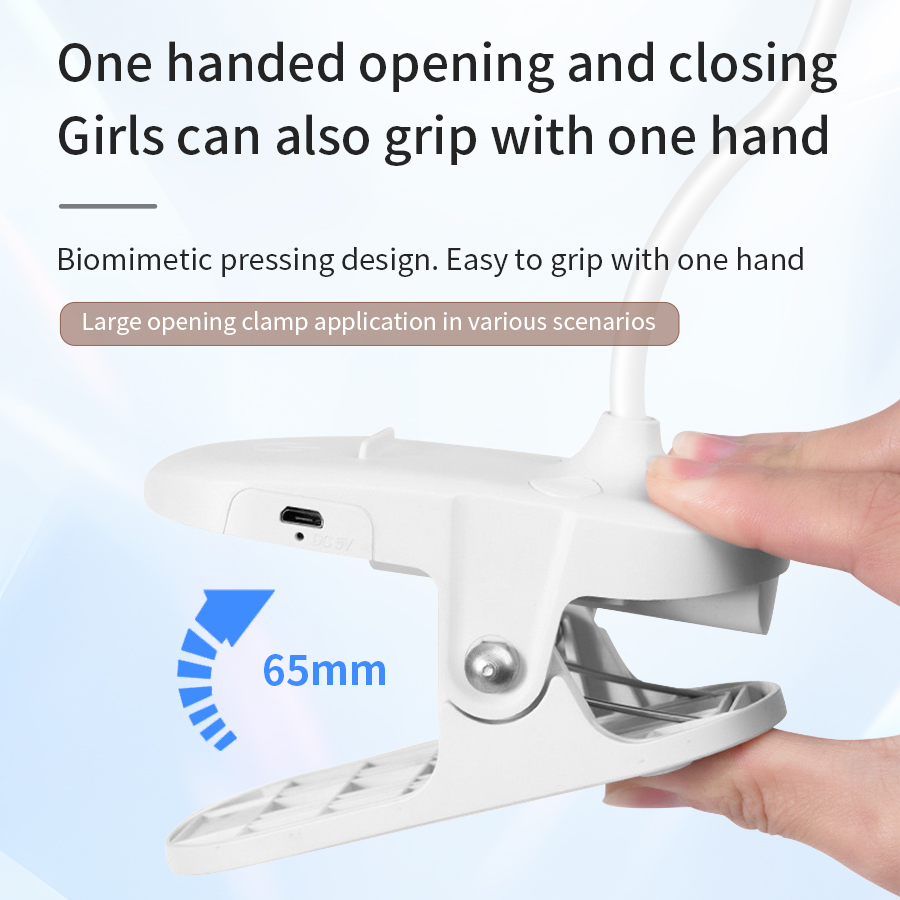 LED Clip Desk Lamp 360° Flexib - đánh giá và giá Phone Holder