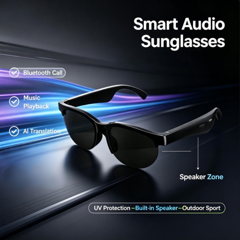 Smart Audio Sunglasses Bluetoo - đánh giá và giá Bluetooth Speaker