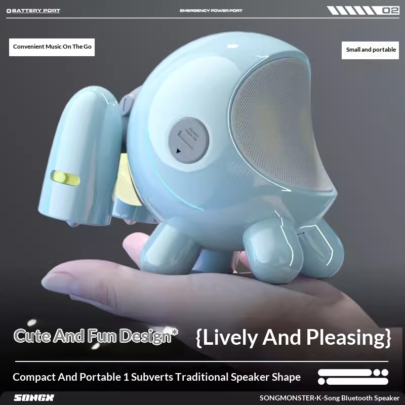 SONGX SONGMONSTER Cute Robot K - đánh giá và giá Bluetooth Speaker